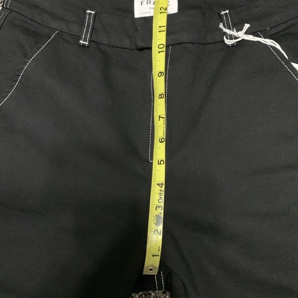 Frame Black Denim Wide-Leg Trouser 27 - Picture 11 of 14